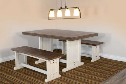 Sunny Designs - Pasadena -  Wood Side Bench - 0113MB-SB veiw 5