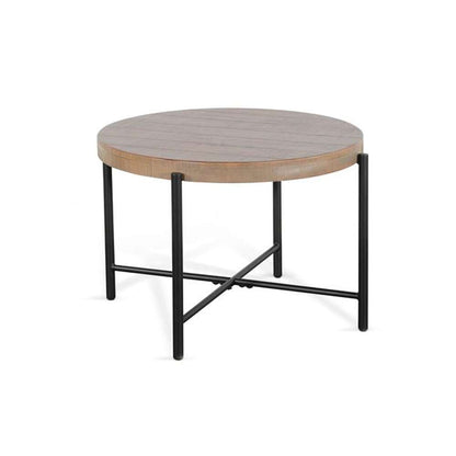 Sunny Designs -  Round 28in Distressed End Table - 3161WB-E_CLOSEOUT veiw 1