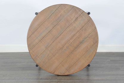 Sunny Designs -  Round 28in Distressed End Table - 3161WB-E_CLOSEOUT veiw 2