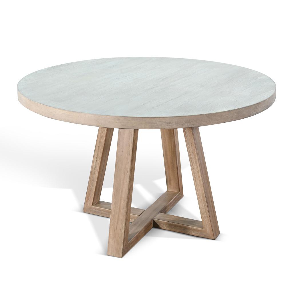 Sunny Designs - Rowan 48in Round Dining Table - 1182LW-48 veiw 1