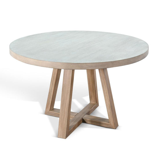 Sunny Designs - Rowan 48in Round Dining Table - 1182LW-48 veiw 1