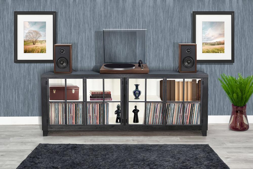 Sunny Designs - Ryan Industrial Long Accent Cabinet - 2160UM veiw 3