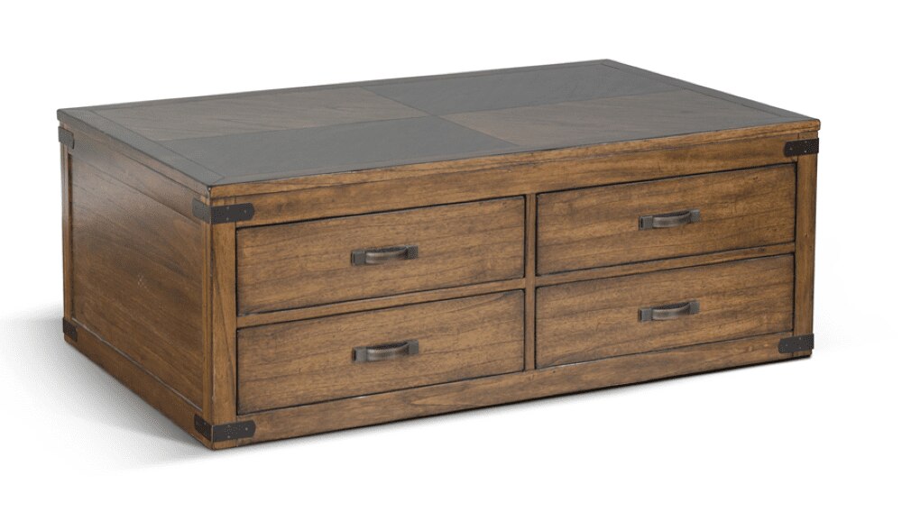 Sunny Designs - Safari Coffee Table in Medium Brown - 3299NW-C veiw 1