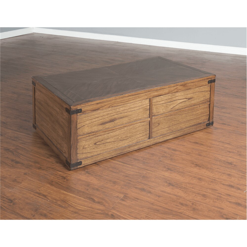 Sunny Designs - Safari Coffee Table in Medium Brown - 3299NW-C veiw 3
