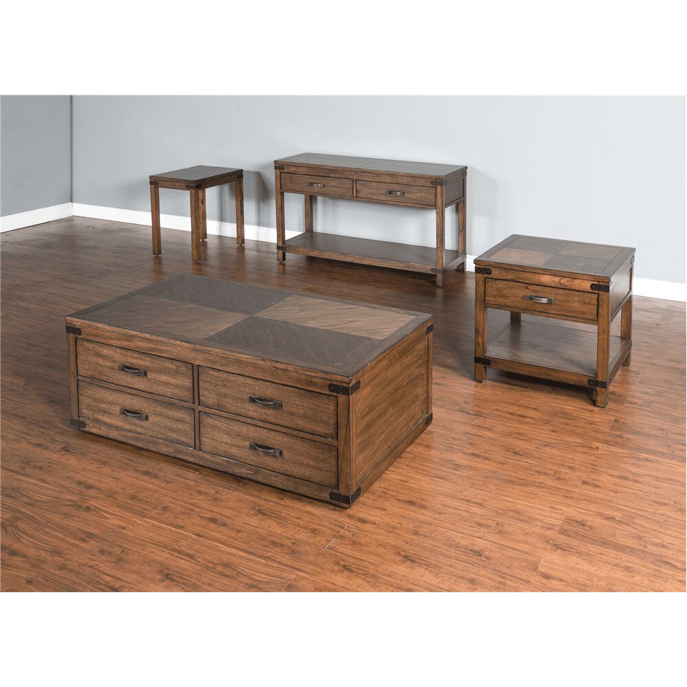 Sunny Designs - Safari Coffee Table in Medium Brown - 3299NW-C veiw 5