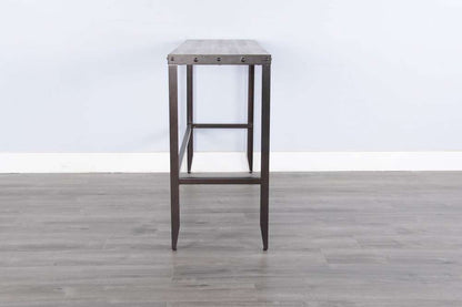 Sunny Designs -  San Diego Wood and Metal Sofa Bar Table - 3173AB-ST veiw 2