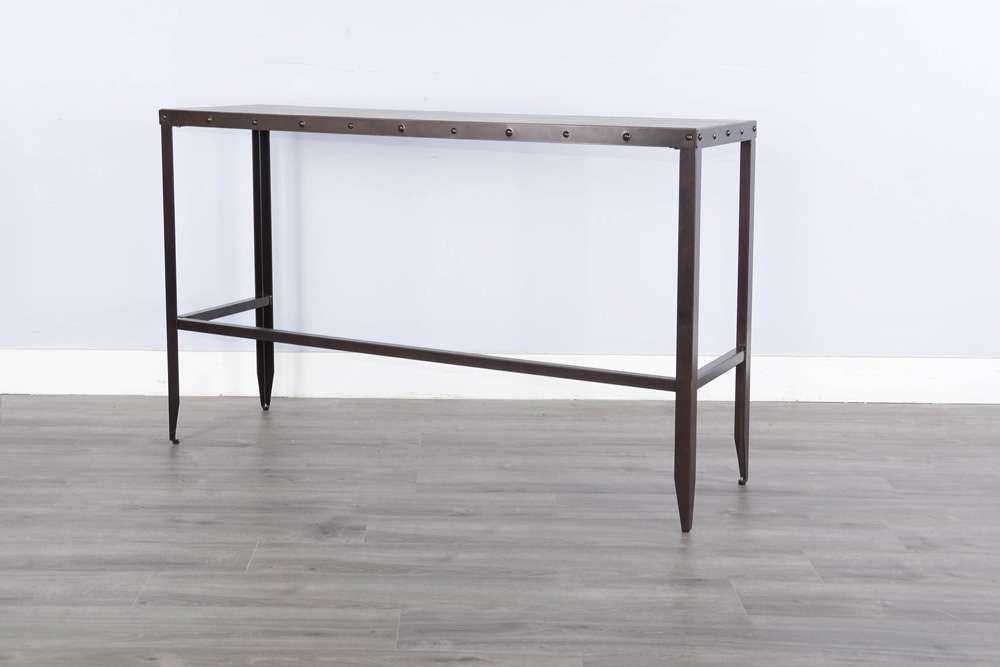 Sunny Designs -  San Diego Wood and Metal Sofa Bar Table - 3173AB-ST veiw 3