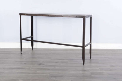 Sunny Designs -  San Diego Wood and Metal Sofa Bar Table - 3173AB-ST veiw 3