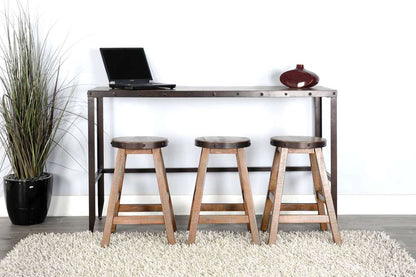 Sunny Designs -  San Diego Wood and Metal Sofa Bar Table - 3173AB-ST veiw 5