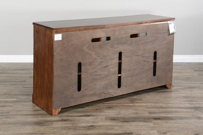 Sunny Designs - Santa Fe 63in Santa Fe TV Console in Dark Brown - 3565DC2-63 veiw 3