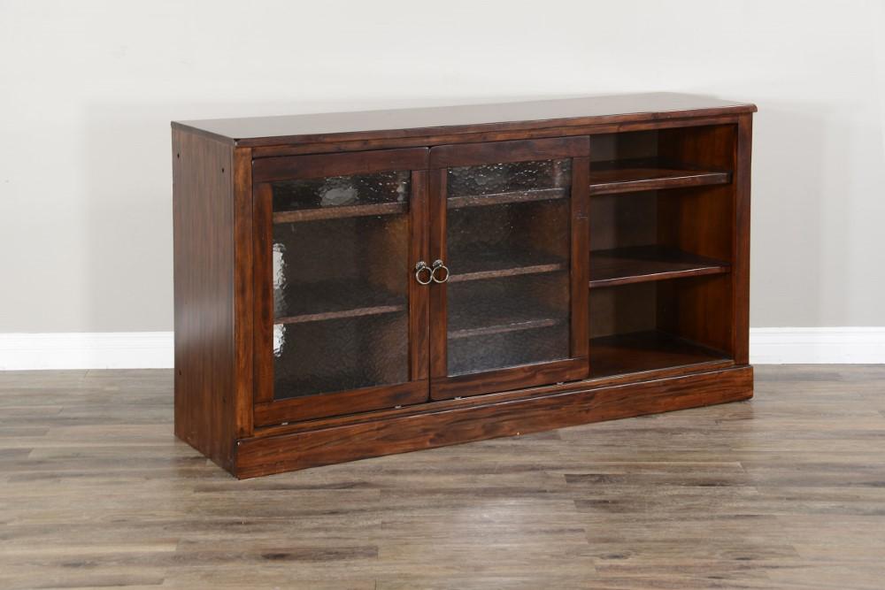 Sunny Designs - Santa Fe 63in Santa Fe TV Console in Dark Brown - 3565DC2-63 veiw 4