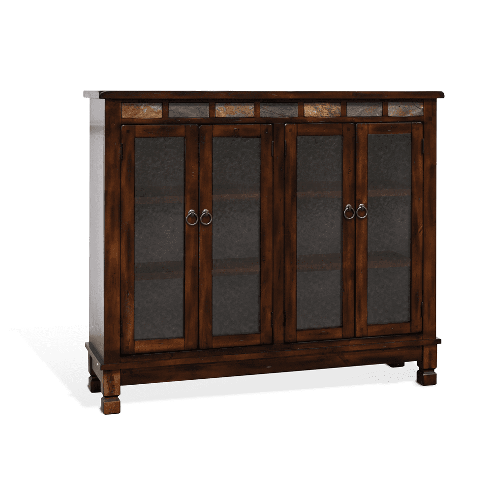Sunny Designs - Santa Fe Bookcase with 4 Doors in Dark Brown - 2813DC2 veiw 2