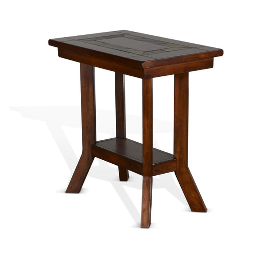 Sunny Designs - Santa Fe Chair Side Table - Dark Brown - 3175DC2-CS veiw 1