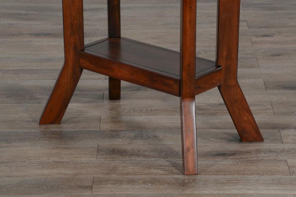 Sunny Designs - Santa Fe Chair Side Table - Dark Brown - 3175DC2-CS veiw 4