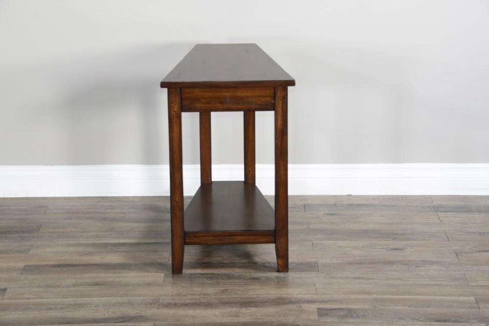 Sunny Designs - Santa Fe Chair Side Table with 1 Shelf in Dark Chocolate - 2226DC2 veiw 5