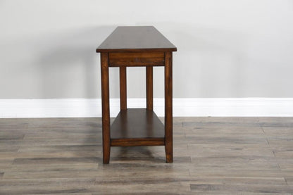 Sunny Designs - Santa Fe Chair Side Table with 1 Shelf in Dark Chocolate - 2226DC2 veiw 5