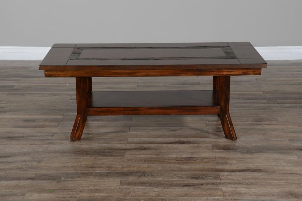 Sunny Designs - Santa Fe Coffee Table - Dark Brown - 3175DC2-C veiw 4