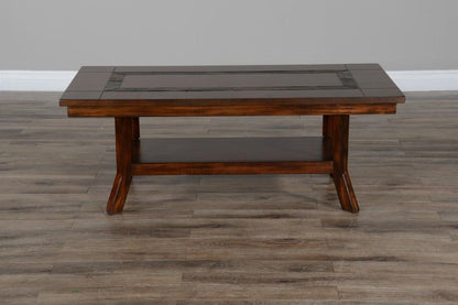 Sunny Designs - Santa Fe Coffee Table - Dark Brown - 3175DC2-C veiw 4
