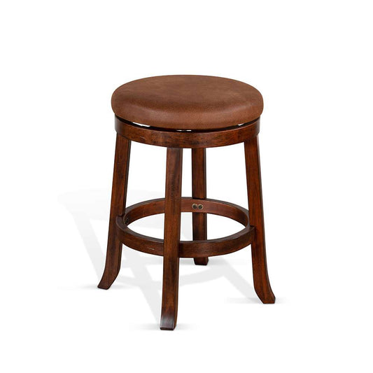 Sunny Designs - Santa Fe -  Counter Swivel Stool, Cushion Seat (Set of 2) - 1646DC-24 veiw 1