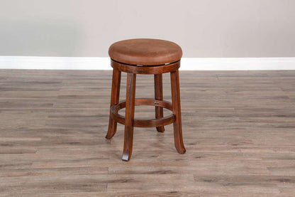 Sunny Designs - Santa Fe -  Counter Swivel Stool, Cushion Seat (Set of 2) - 1646DC-24 veiw 2
