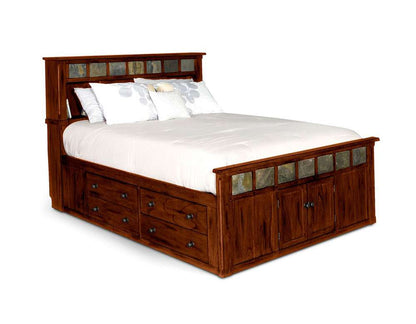 Sunny Designs - Santa Fe -  Eastern King Storage Bed with Slate - 2334DC-SEK veiw 1