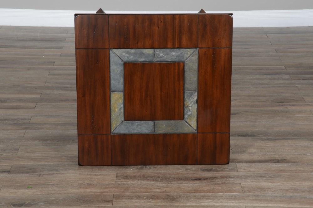 Sunny Designs - Santa Fe End Table - Dark Brown - 3175DC2-E veiw 4