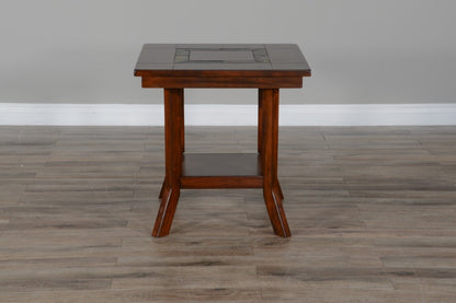 Sunny Designs - Santa Fe End Table - Dark Brown - 3175DC2-E veiw 5