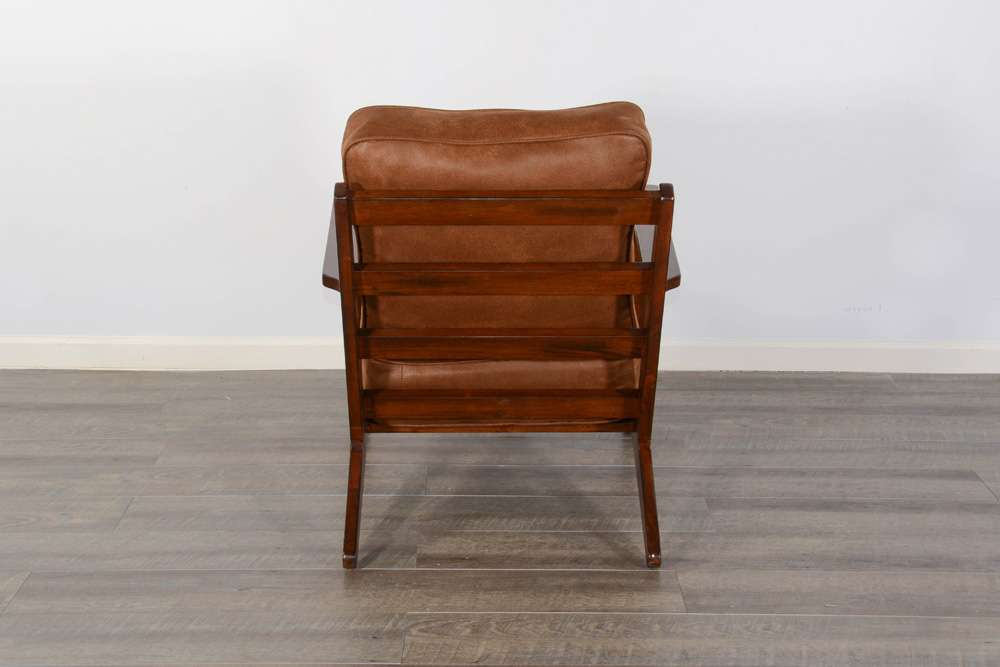 Sunny Designs - Santa Fe -  Santa Fe Mahogany Accent Chair with Cushions in Dark Chocolate - 4610DC veiw 4