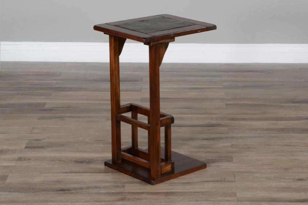 Sunny Designs - Santa Fe Sofa Mate Table in Dark Brown - 2121DC2 veiw 6