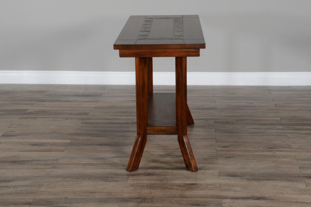 Sunny Designs - Santa Fe Sofa Table - Dark Brown - 3175DC2-S veiw 3