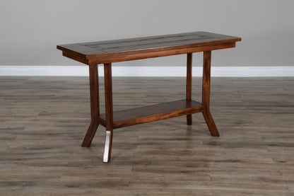 Sunny Designs - Santa Fe Sofa Table - Dark Brown - 3175DC2-S veiw 5
