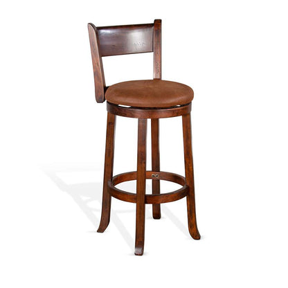Sunny Designs - Santa Fe -  Swivel Barstool with Cushion Seat (Set of 2) - 1646DC-B30 veiw 1