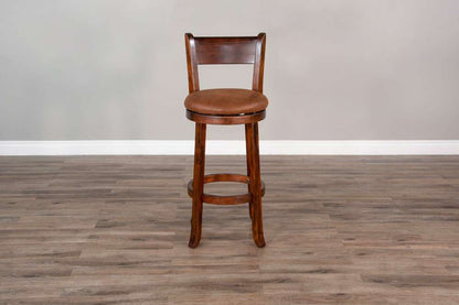 Sunny Designs - Santa Fe -  Swivel Barstool with Cushion Seat (Set of 2) - 1646DC-B30 veiw 2