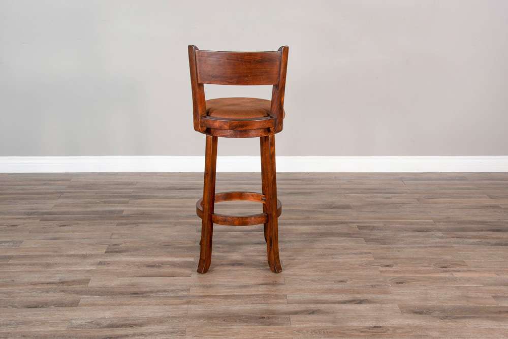 Sunny Designs - Santa Fe -  Swivel Barstool with Cushion Seat (Set of 2) - 1646DC-B30 veiw 3