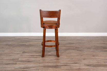 Sunny Designs - Santa Fe -  Swivel Barstool with Cushion Seat (Set of 2) - 1646DC-B30 veiw 3
