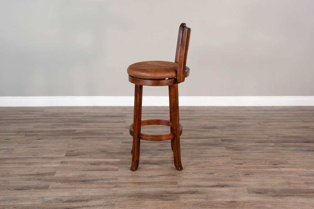 Sunny Designs - Santa Fe -  Swivel Barstool with Cushion Seat (Set of 2) - 1646DC-B30 veiw 4