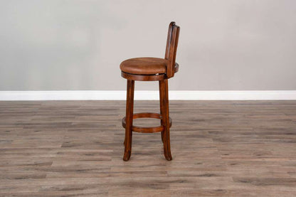 Sunny Designs - Santa Fe -  Swivel Barstool with Cushion Seat (Set of 2) - 1646DC-B30 veiw 4