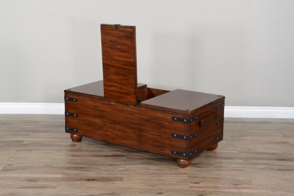 Sunny Designs - Santa Fe Trunk Coffee Table in Dark Brown - 3166DC2-C veiw 4