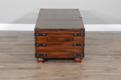 Sunny Designs - Santa Fe Trunk Coffee Table in Dark Brown - 3166DC2-C veiw 6