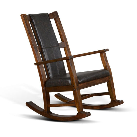 Sunny Designs - Savannah Rocker - Dark Brown - 1935AC2 veiw 1