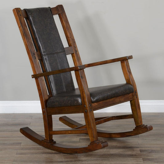 Sunny Designs - Savannah Rocker - Dark Brown - 1935AC2 veiw 2