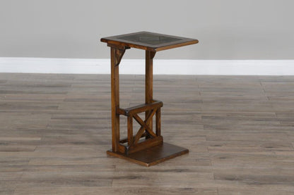 Sunny Designs - Savannah Sofa Mate Table - Dark Brown - 2121AC2 veiw 2