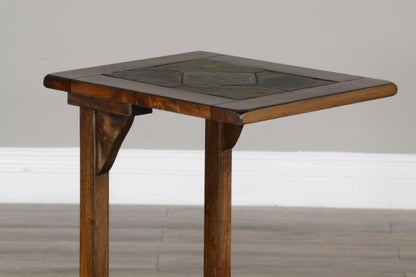 Sunny Designs - Savannah Sofa Mate Table - Dark Brown - 2121AC2 veiw 3