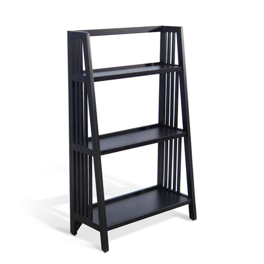 Sunny Designs - Scottsdale -  48in Mahogany Wood Folding Bookcase - 2839BW-48 veiw 1