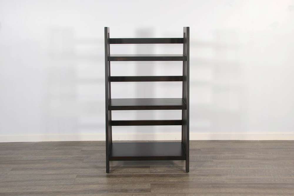 Sunny Designs - Scottsdale -  48in Mahogany Wood Folding Bookcase - 2839BW-48 veiw 5