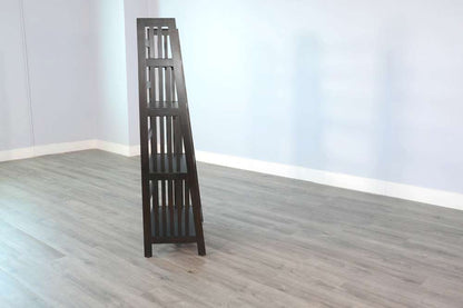Sunny Designs - Scottsdale -   60in Mahogany Wood Folding Bookcase - 2839BW-60 veiw 3