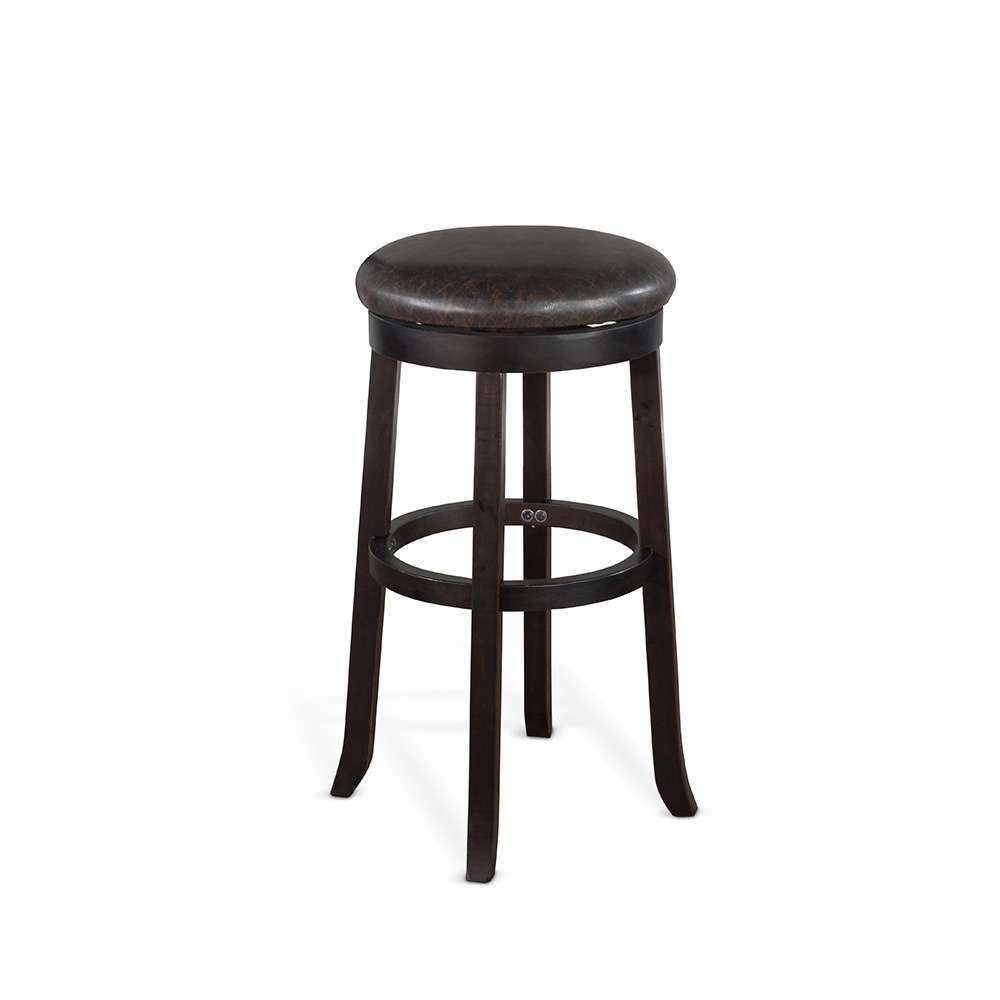Sunny Designs - Scottsdale -  Wood Bar Swivel Bar Stool with Cushion Seat (Set of 2) - 1646BW-30 veiw 1