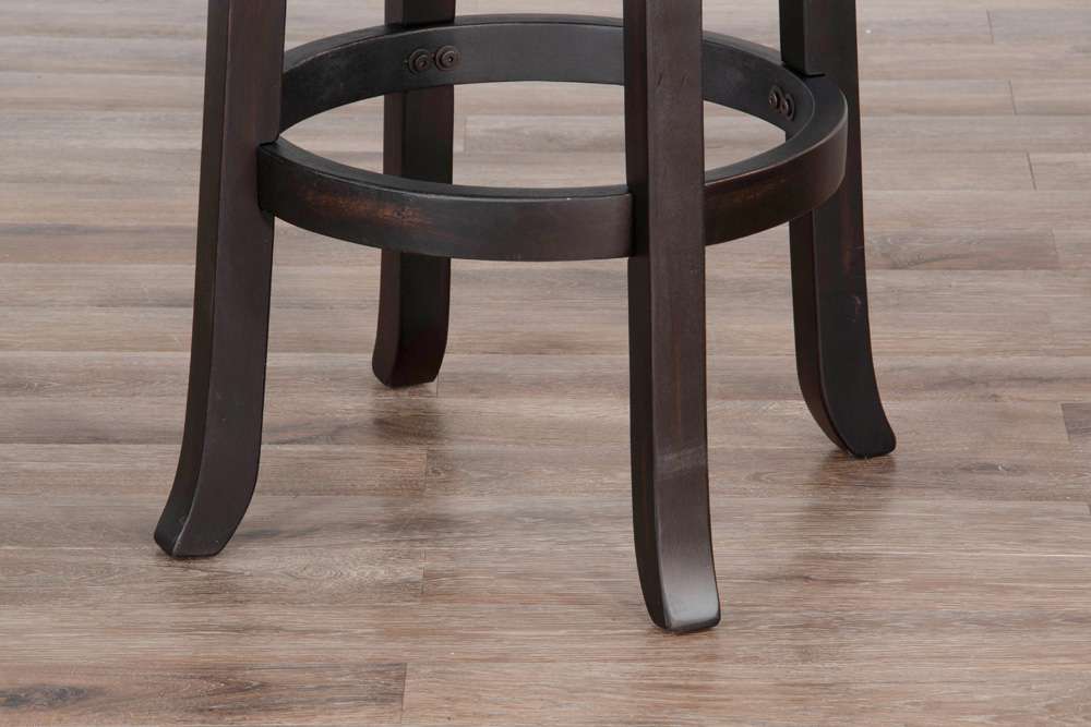 Sunny Designs - Scottsdale -  Wood Bar Swivel Bar Stool with Cushion Seat (Set of 2) - 1646BW-30 veiw 2