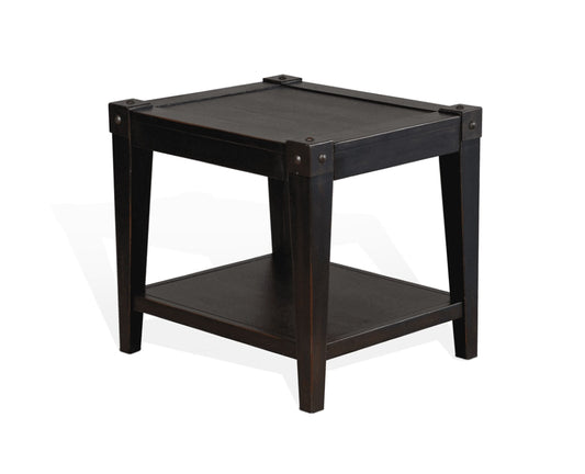 Sunny Designs - Seal Beach End Table in Black - 3124BW-E veiw 1