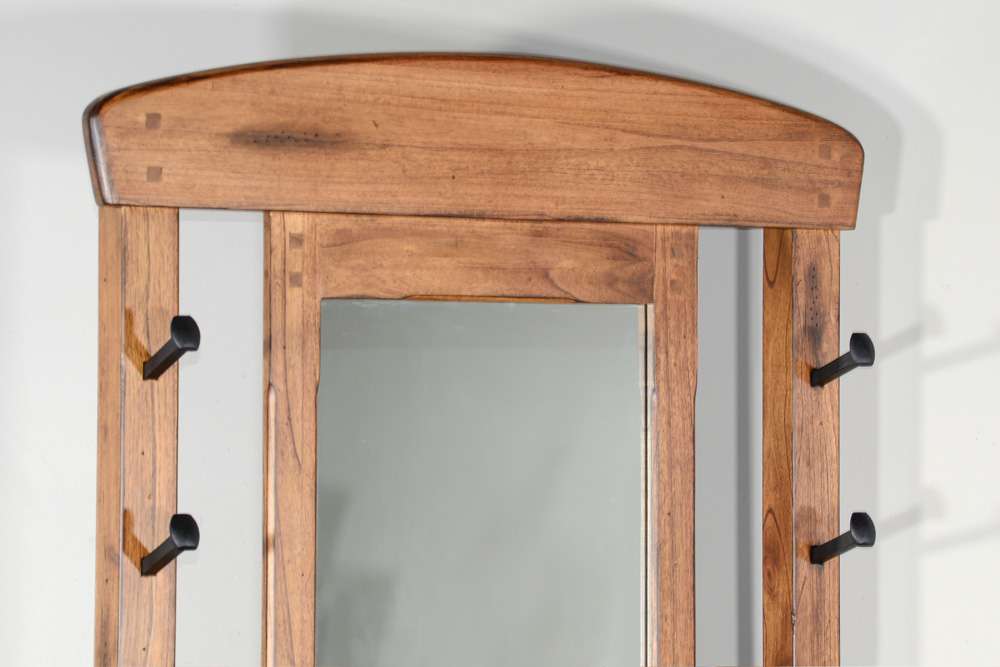 Sunny Designs - Sedona -  78in 4-hook Farmhouse Wood Hall Tree - 2537RO2 veiw 4